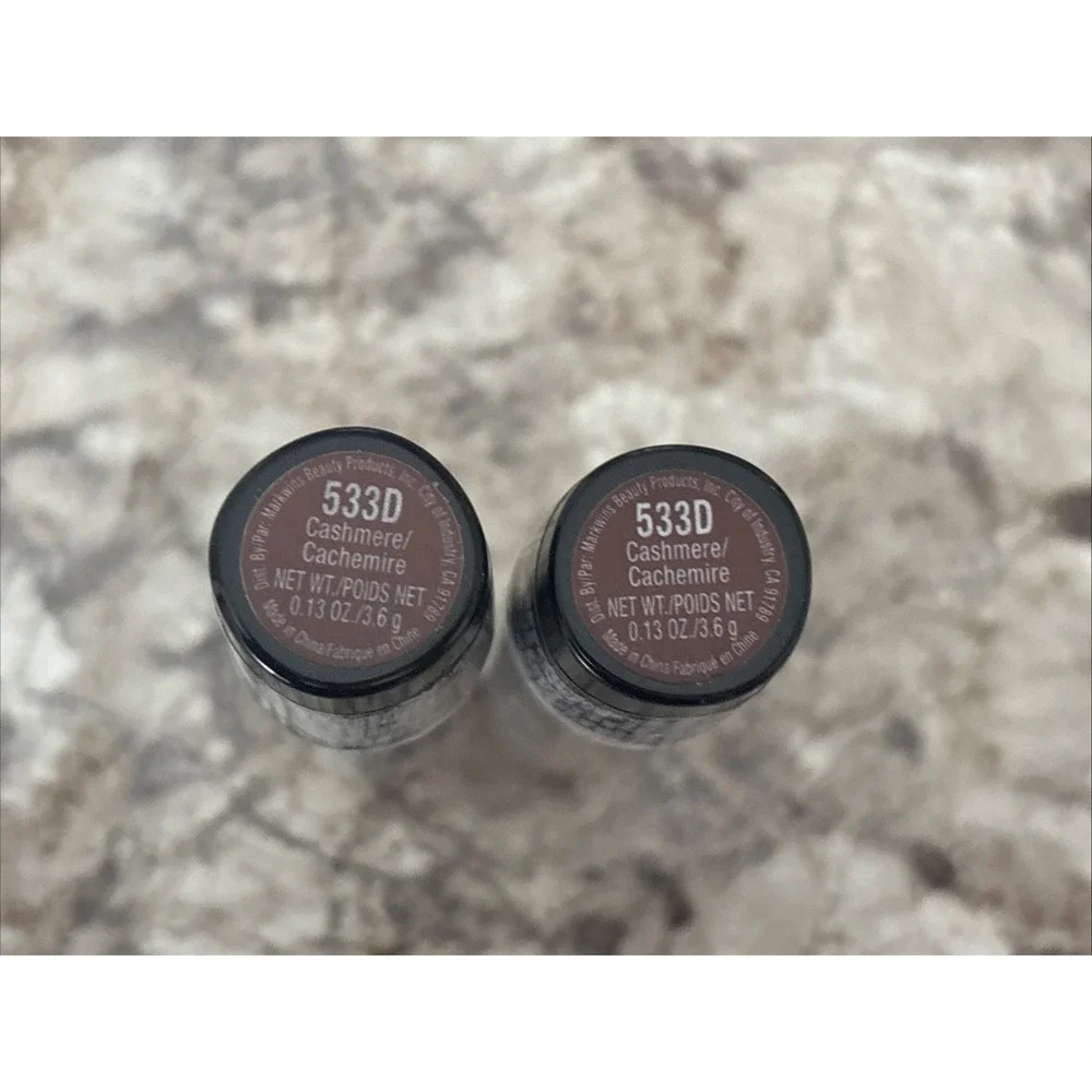Wet n Wild Silk Finish Lipstick Cashmere 533D 0.13 oz Lip Stick #533 Set Of 2